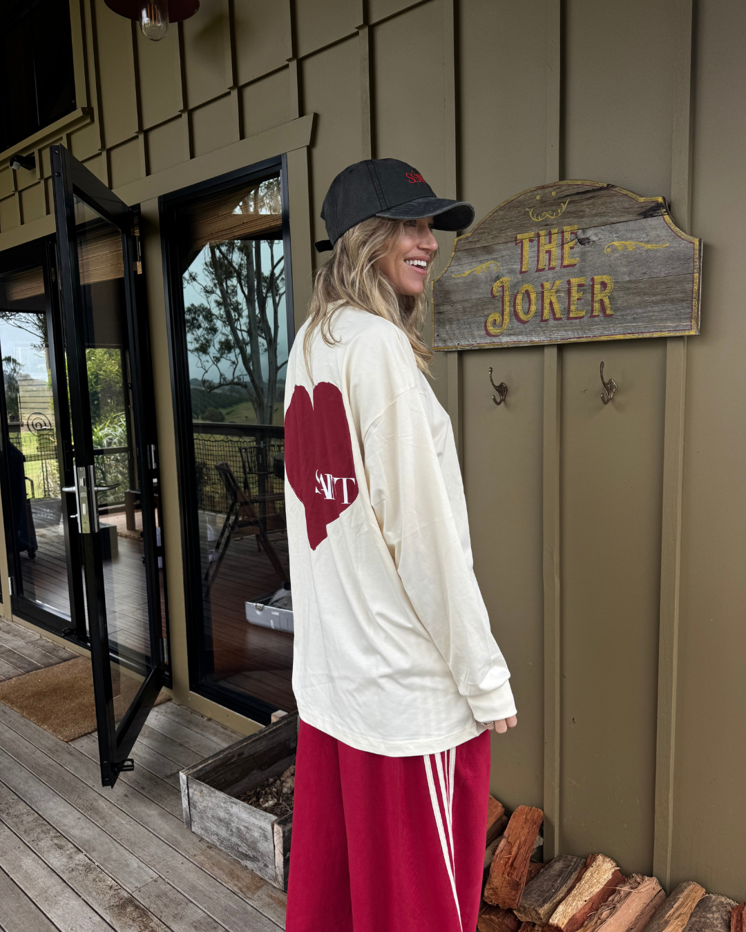 CHERRY HEART LONG SLEEVE