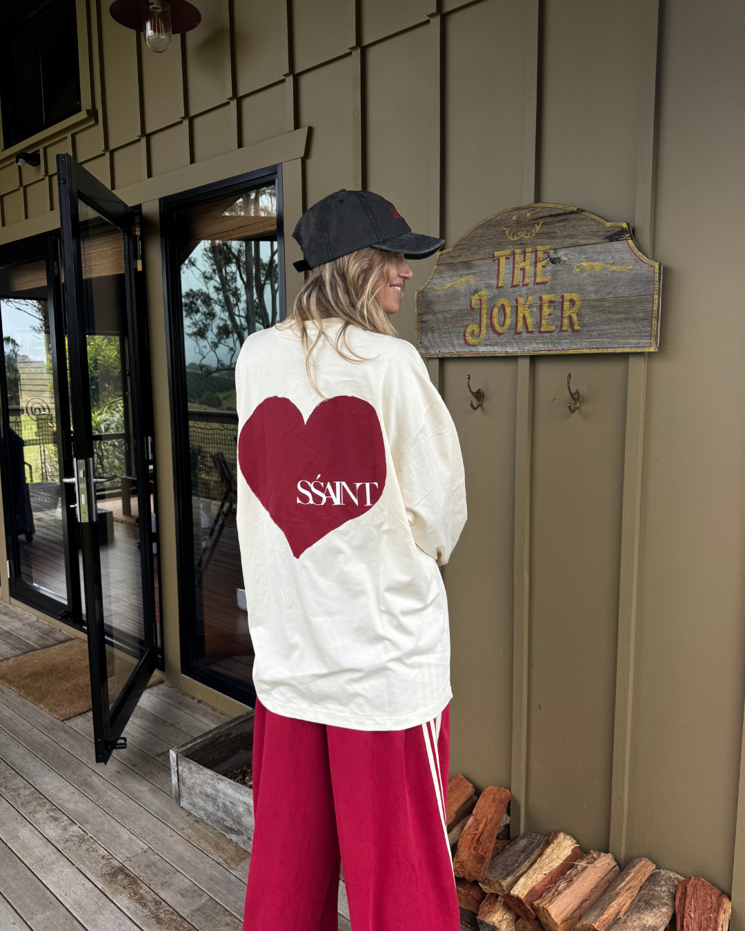 CHERRY HEART LONG SLEEVE