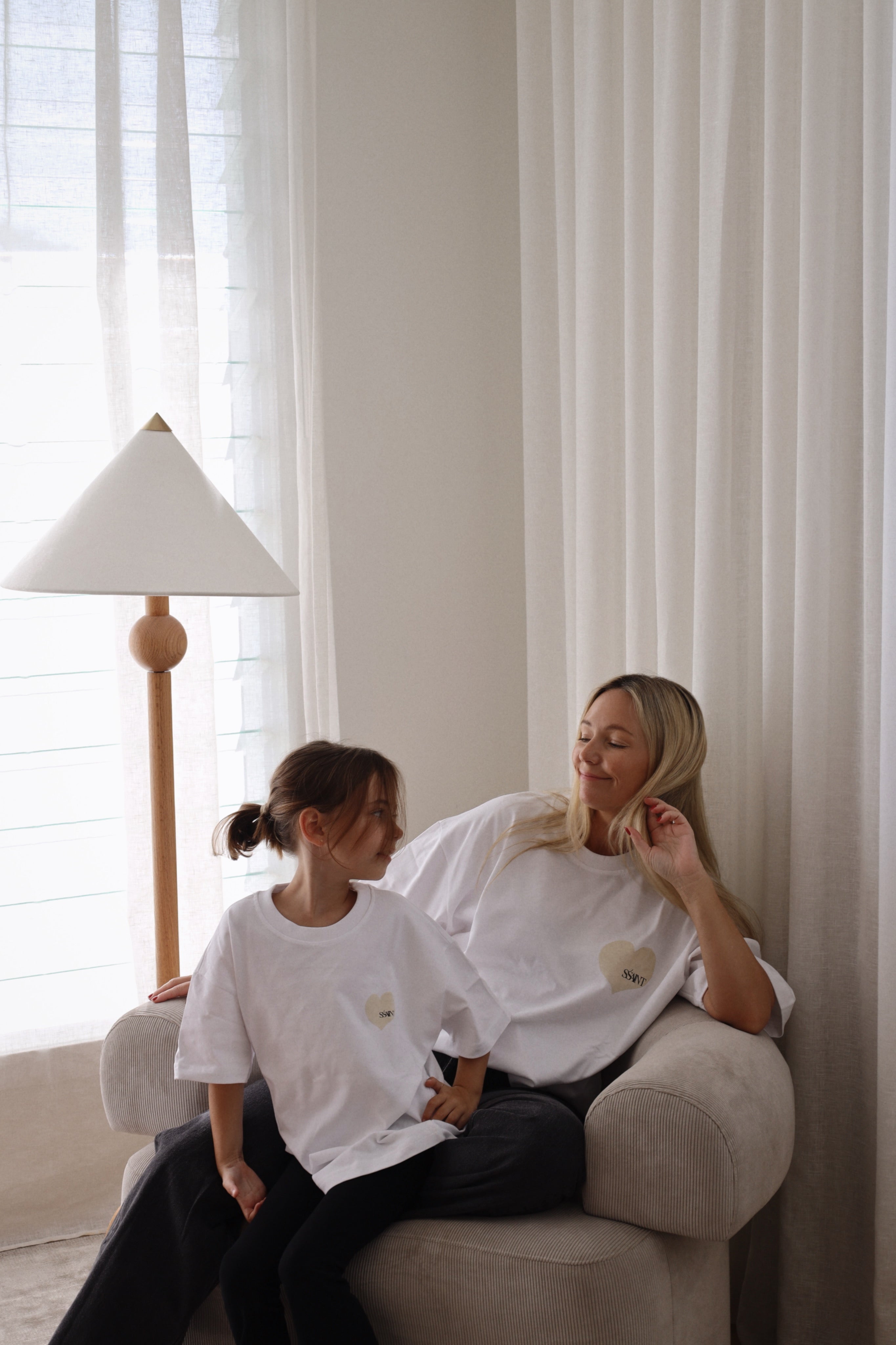 Kids Heart Tee Cream