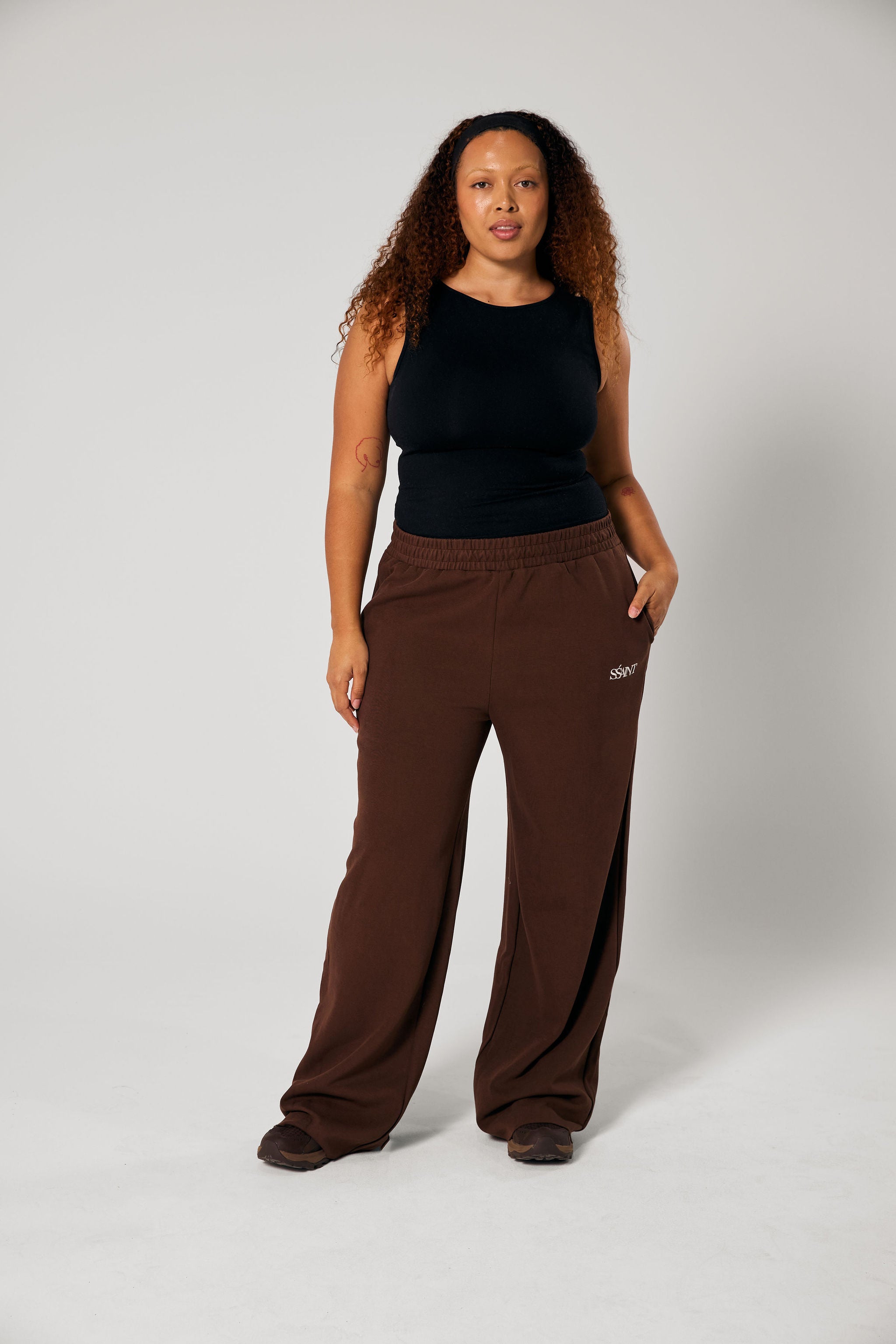 SŚAINT LOUNGE PANTS BROWN