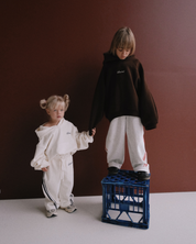 KIDS SŚAINT TONAL HOODIE - CHOCOLATE