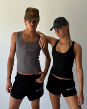 SŚAINT SPORT TRACK SHORTS - BLACK