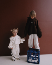 KIDS SŚAINT TONAL HOODIE - CHOCOLATE