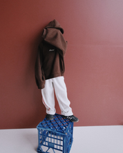 KIDS SŚAINT TONAL HOODIE - CHOCOLATE