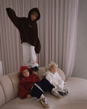 KIDS SŚAINT TONAL HOODIE - CHOCOLATE