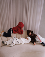 KIDS SŚAINT TONAL HOODIE - CHERRY
