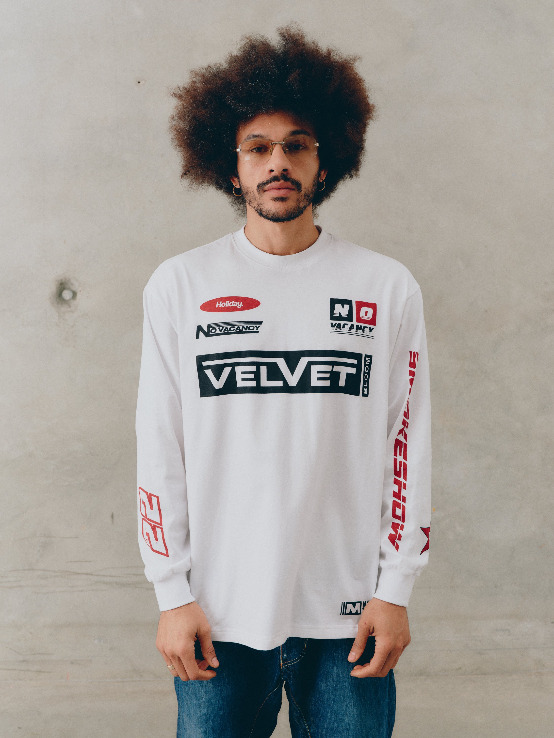 SIGNATURE MOTO TEE - WHITE