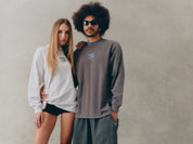 REBEL LONG SLEEVE - GREY & BLUE