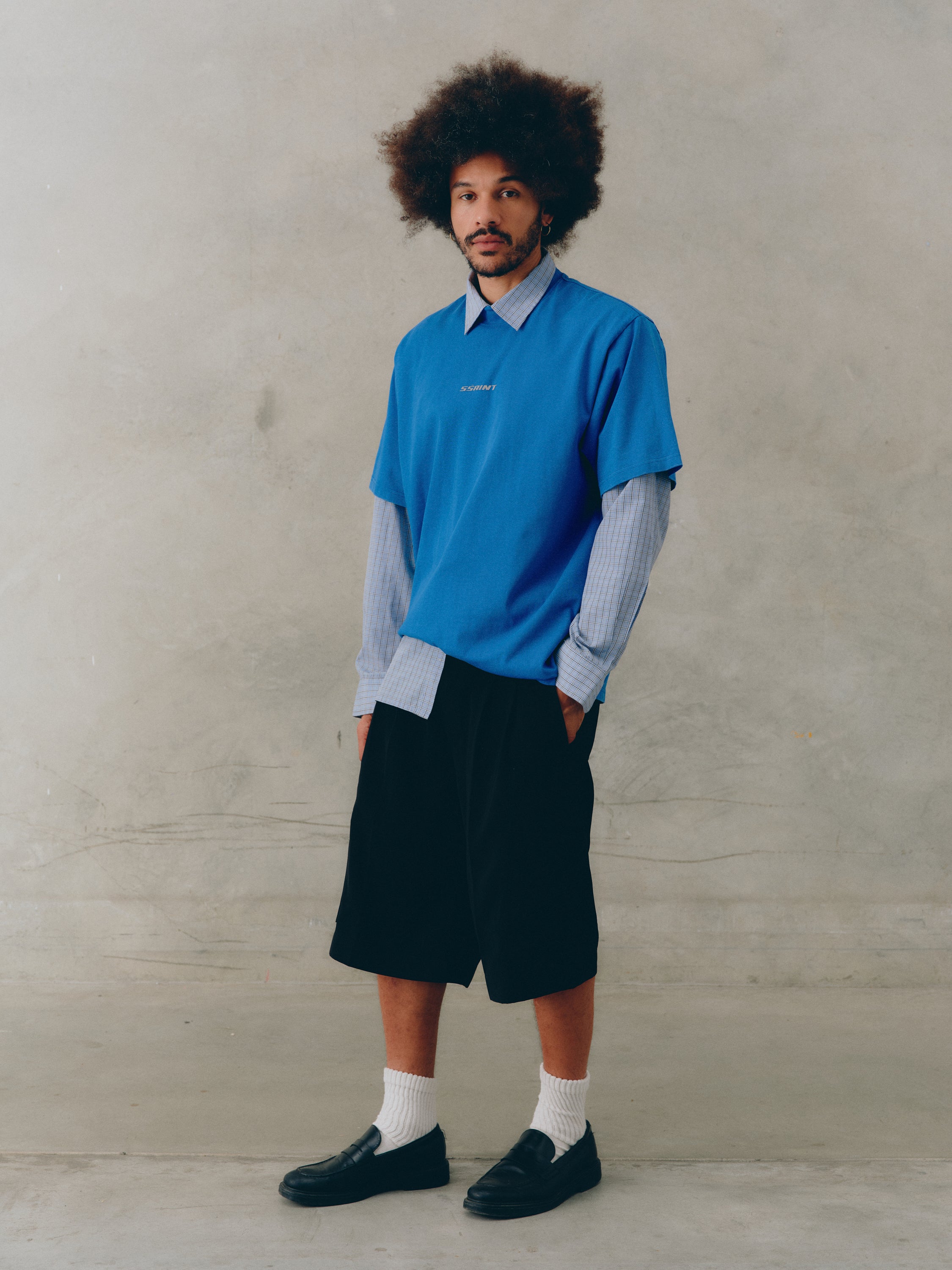 REFLECTIVE LOGO TEE - DARK BLUE (PRE-ORDER)