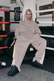 THE RIVAL TRACK PANT - ACID WASH BEIGE