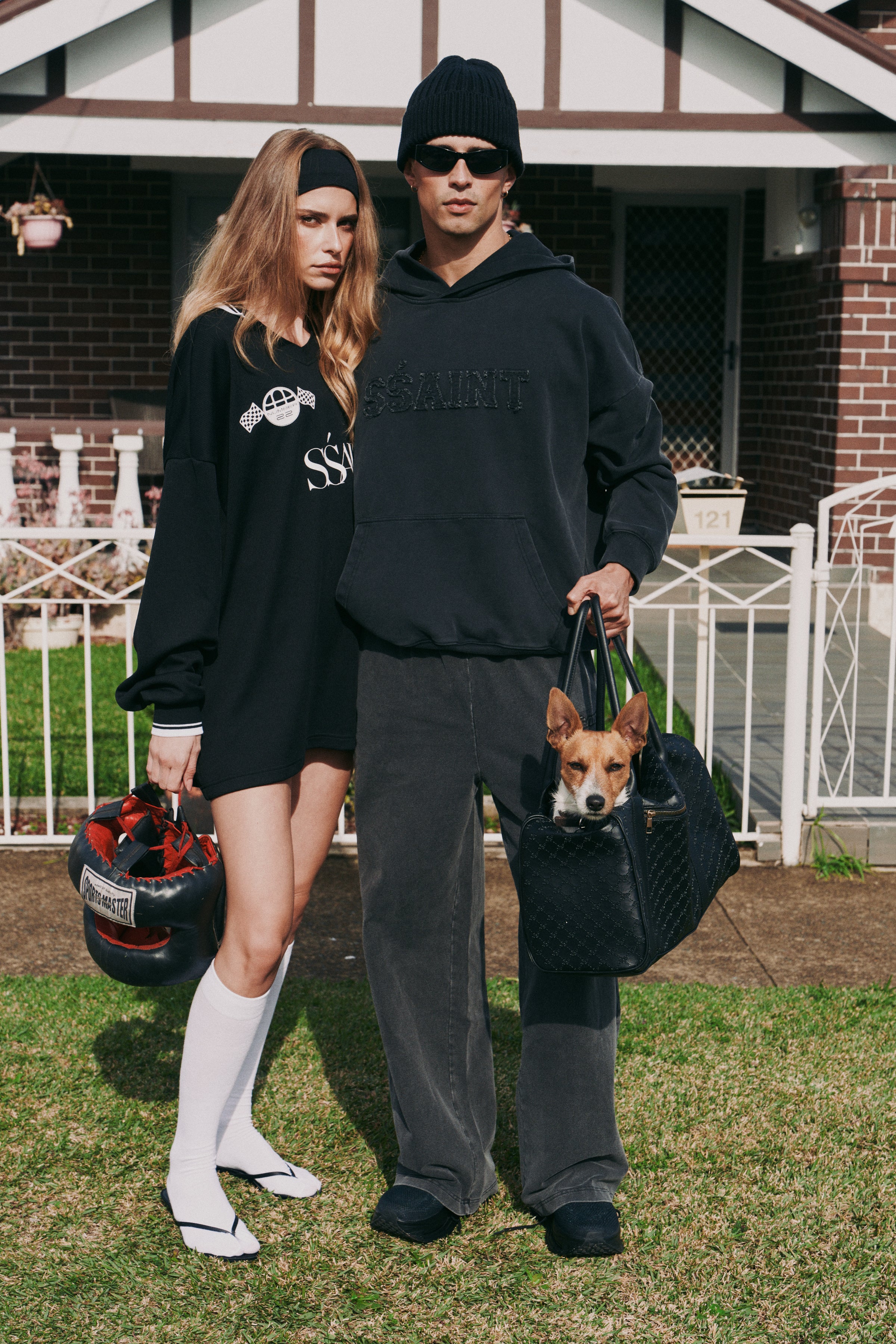 CHAMPION HOODIE - ACID WASH CHARCOAL