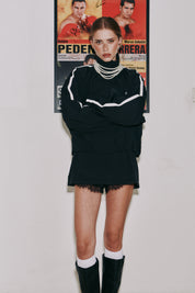 FIGHT NIGHT ZIP WINDBREAKER  - BLACK