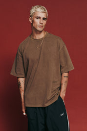 THE LEGACY TEE - VINTAGE BROWN // TONAL LOGO