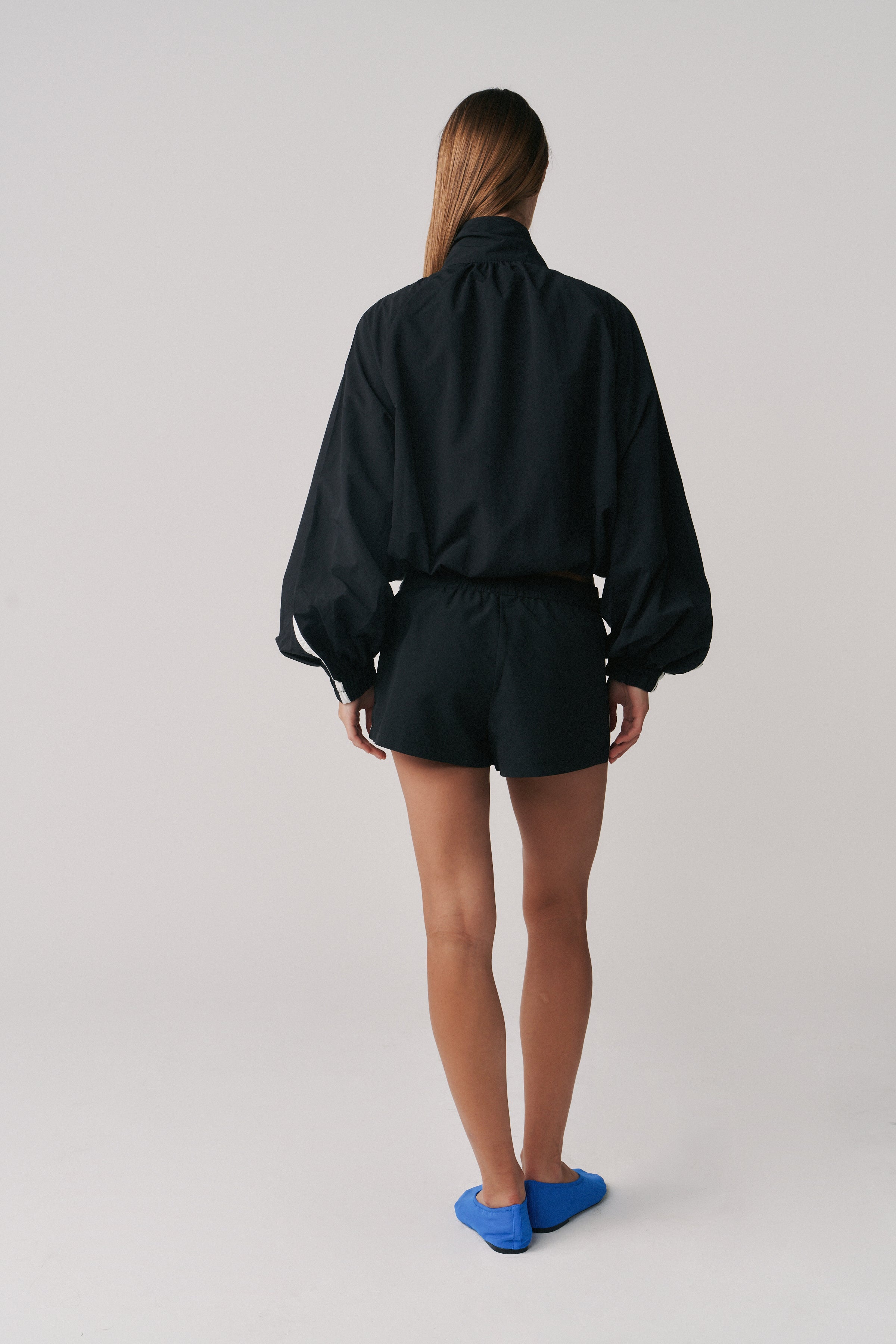 FIGHT NIGHT ZIP WINDBREAKER  - BLACK