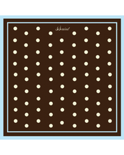 POLKA DOT SARONG - BROWN & BLUE