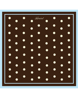 POLKA DOT SARONG - BROWN & BLUE