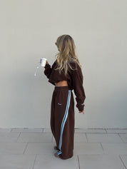 SŚAINT BARREL PANT - BROWN & BLUE