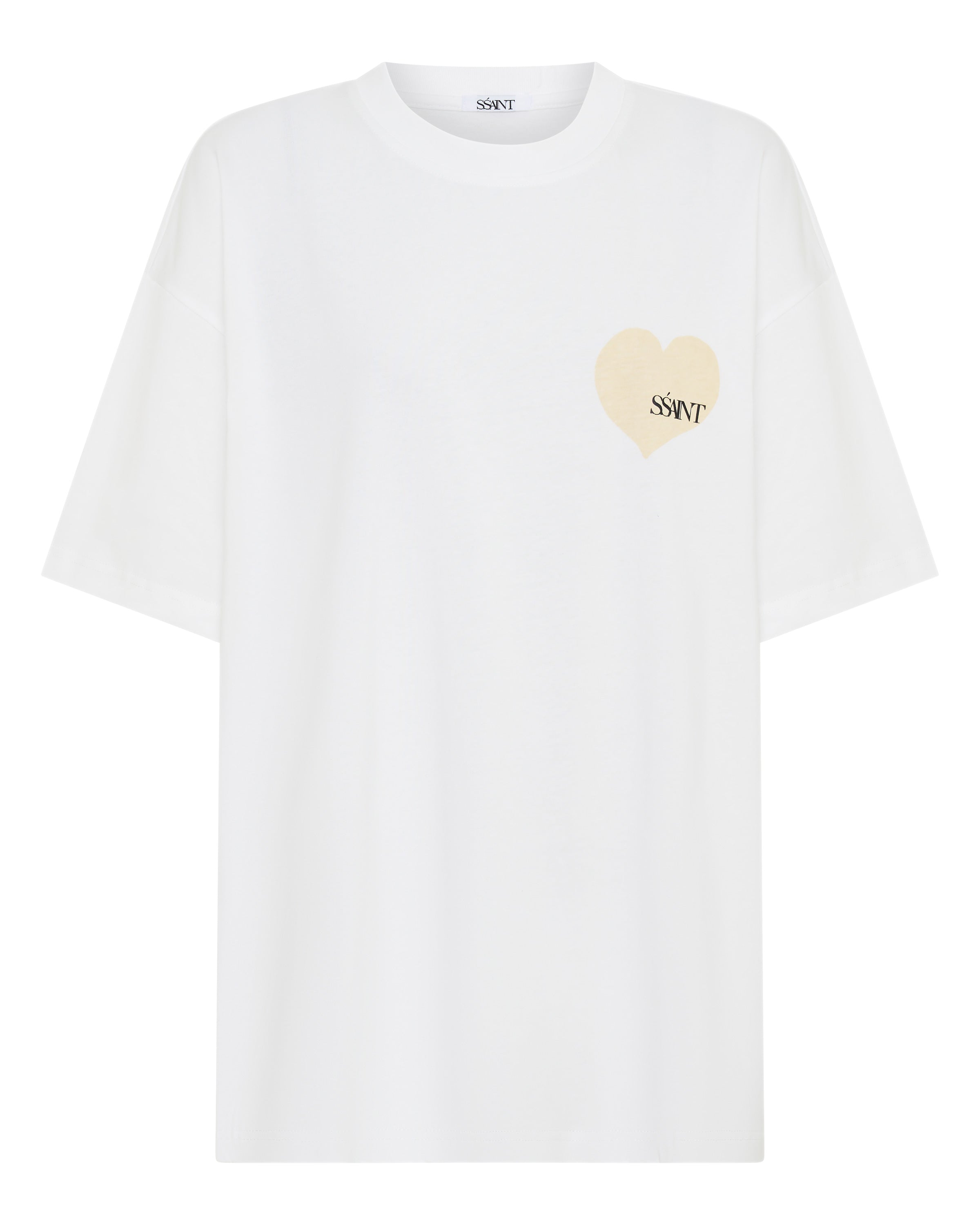 always tシャツ heart sun baby tee - white Always Do What You Should Do Heart Sun Baby Tee - White