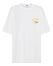 SŚAINT HEART TEE - WHITE & CREAM