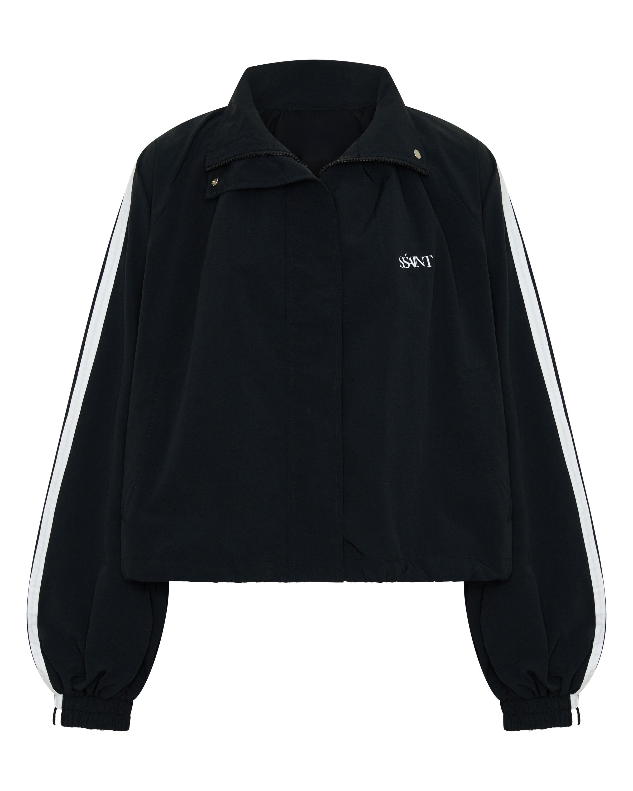 FIGHT NIGHT ZIP WINDBREAKER  - BLACK