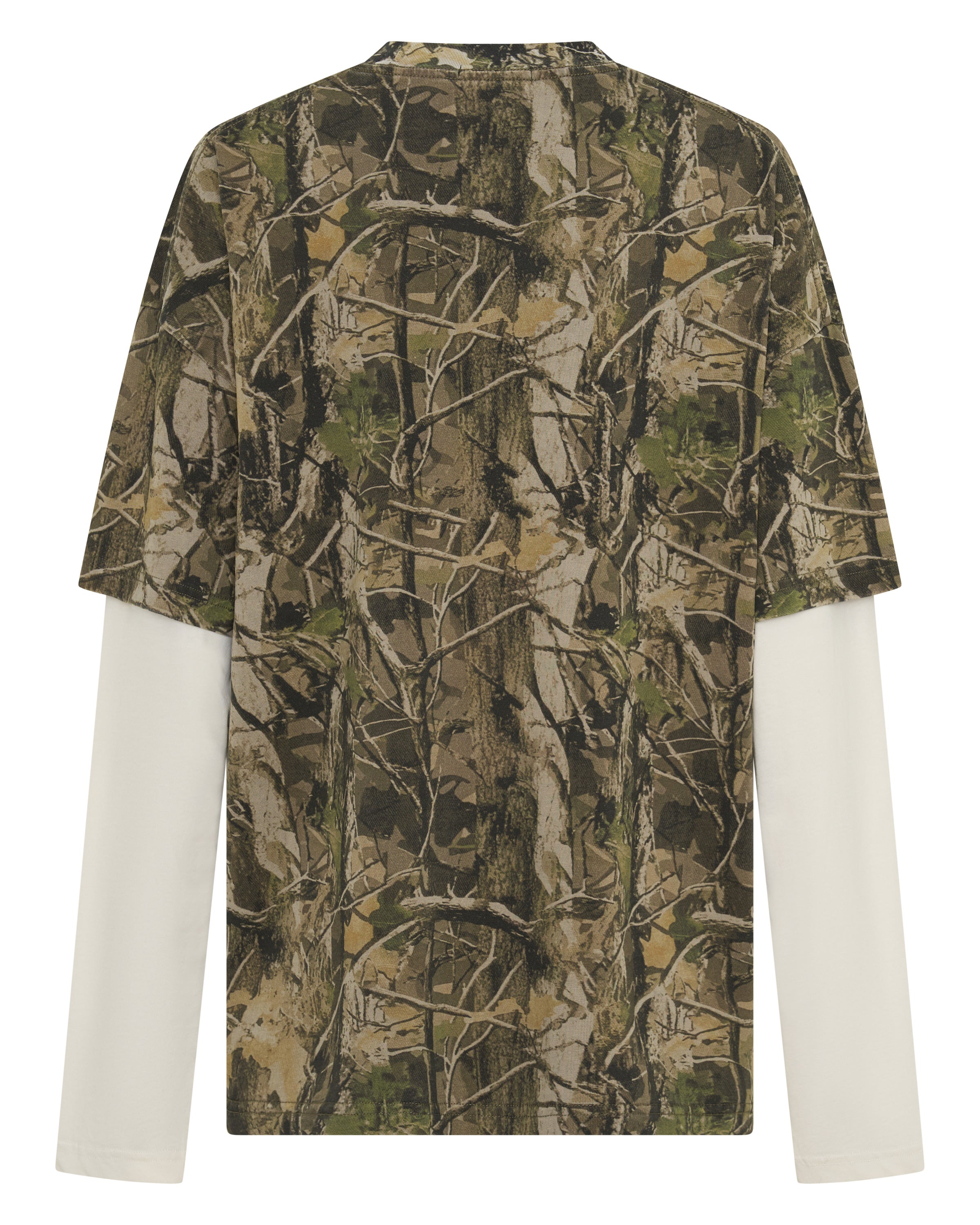 ROUND ONE LAYERED TEE - VINTAGE CAMO