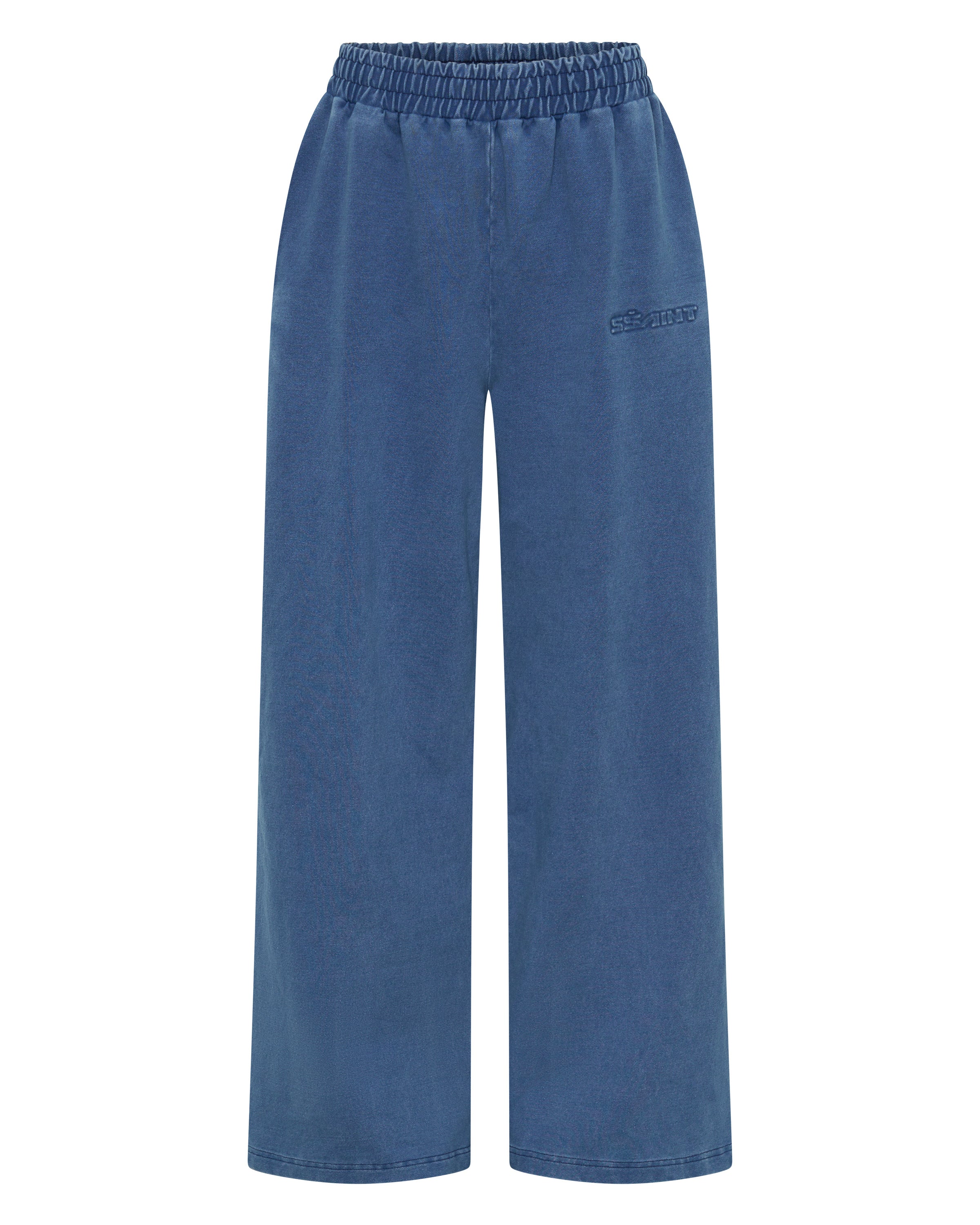PRE ORDER: ACID WASH TRACKPANT - DENIM BLUE