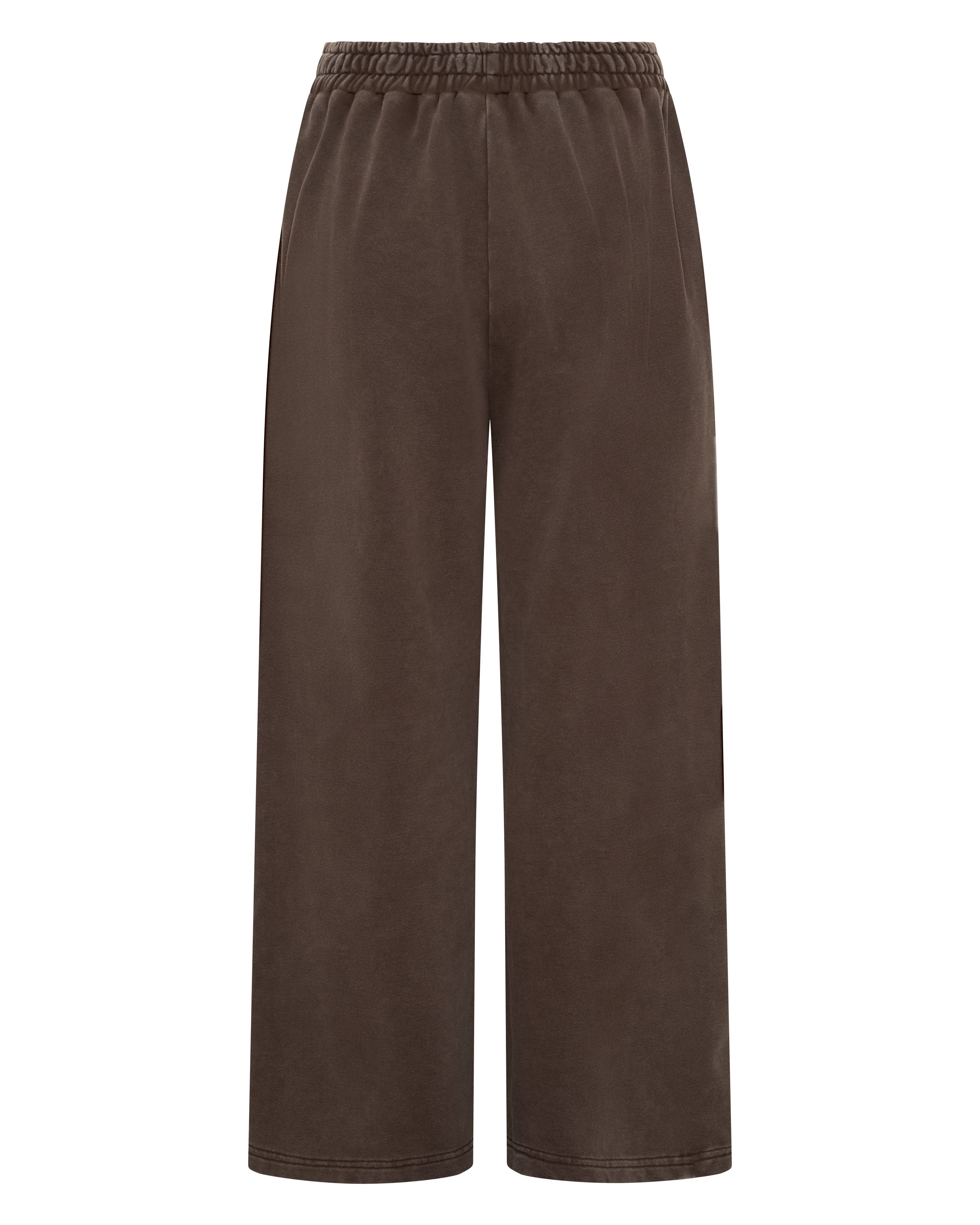 SŚAINT BROWN ACID WASH TRACKPANT