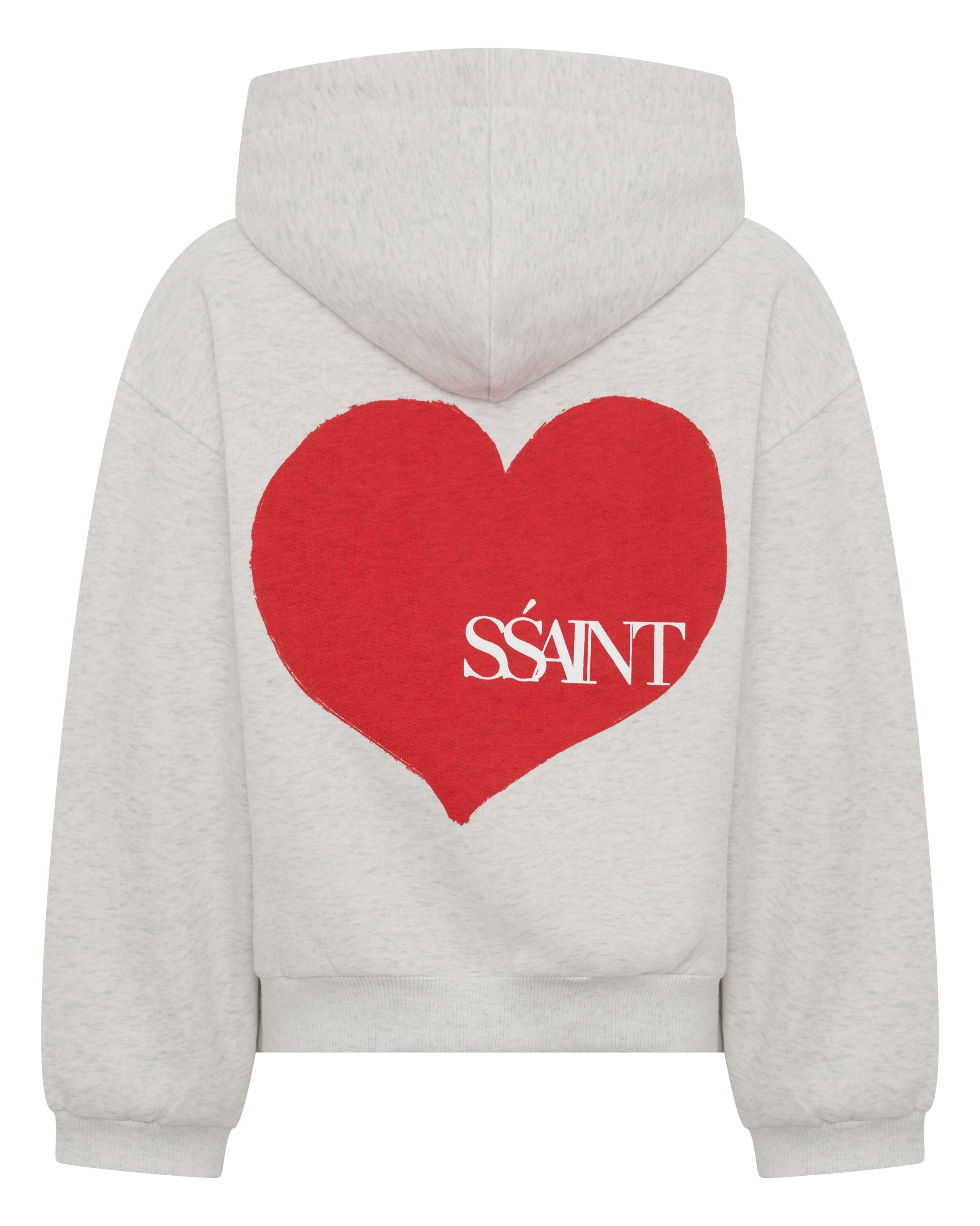KIDS HEART HOODIE - GREY