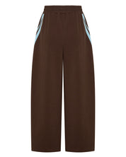 SŚAINT BARREL PANT - BROWN & BLUE