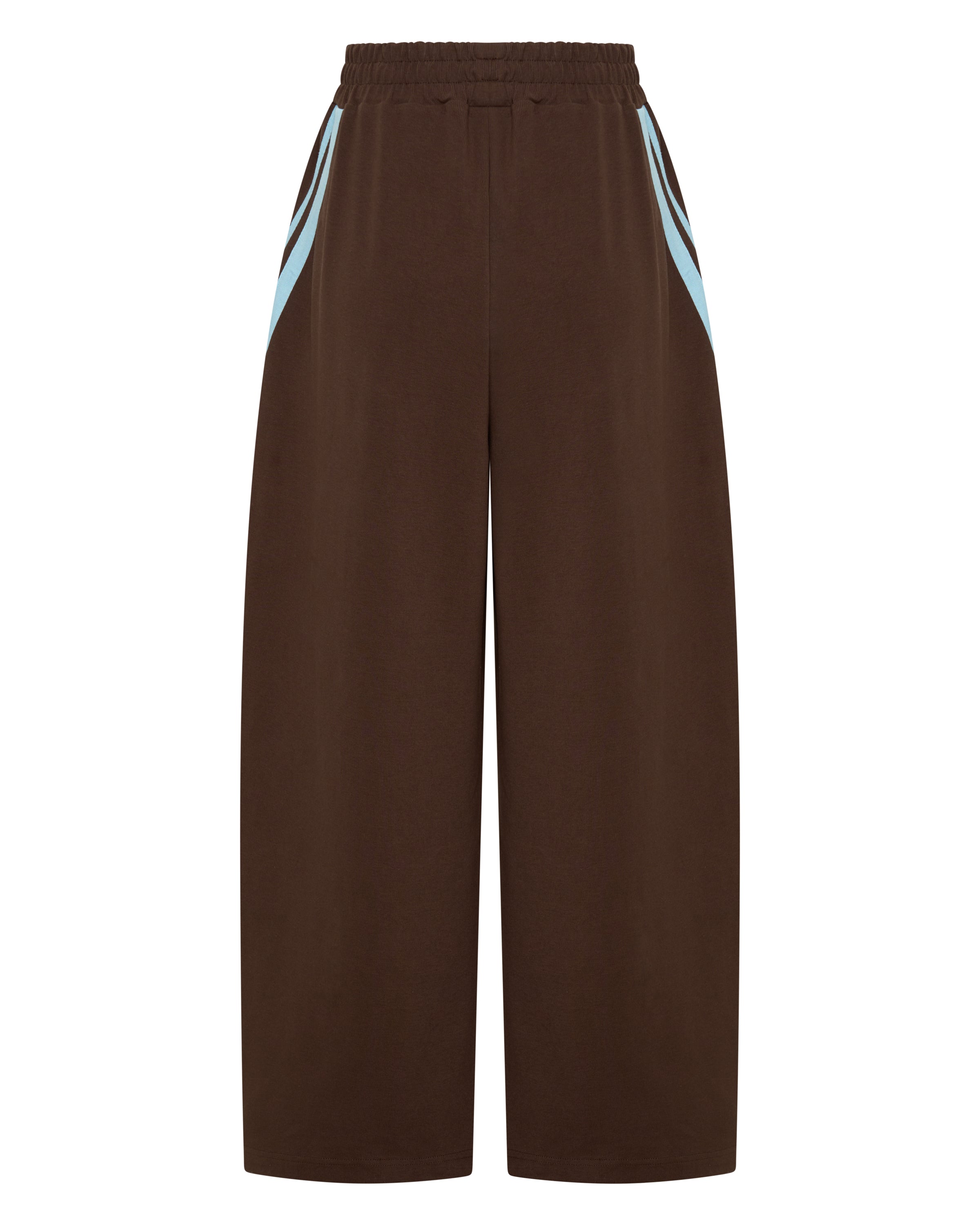SŚAINT BARREL PANT - BROWN & BLUE