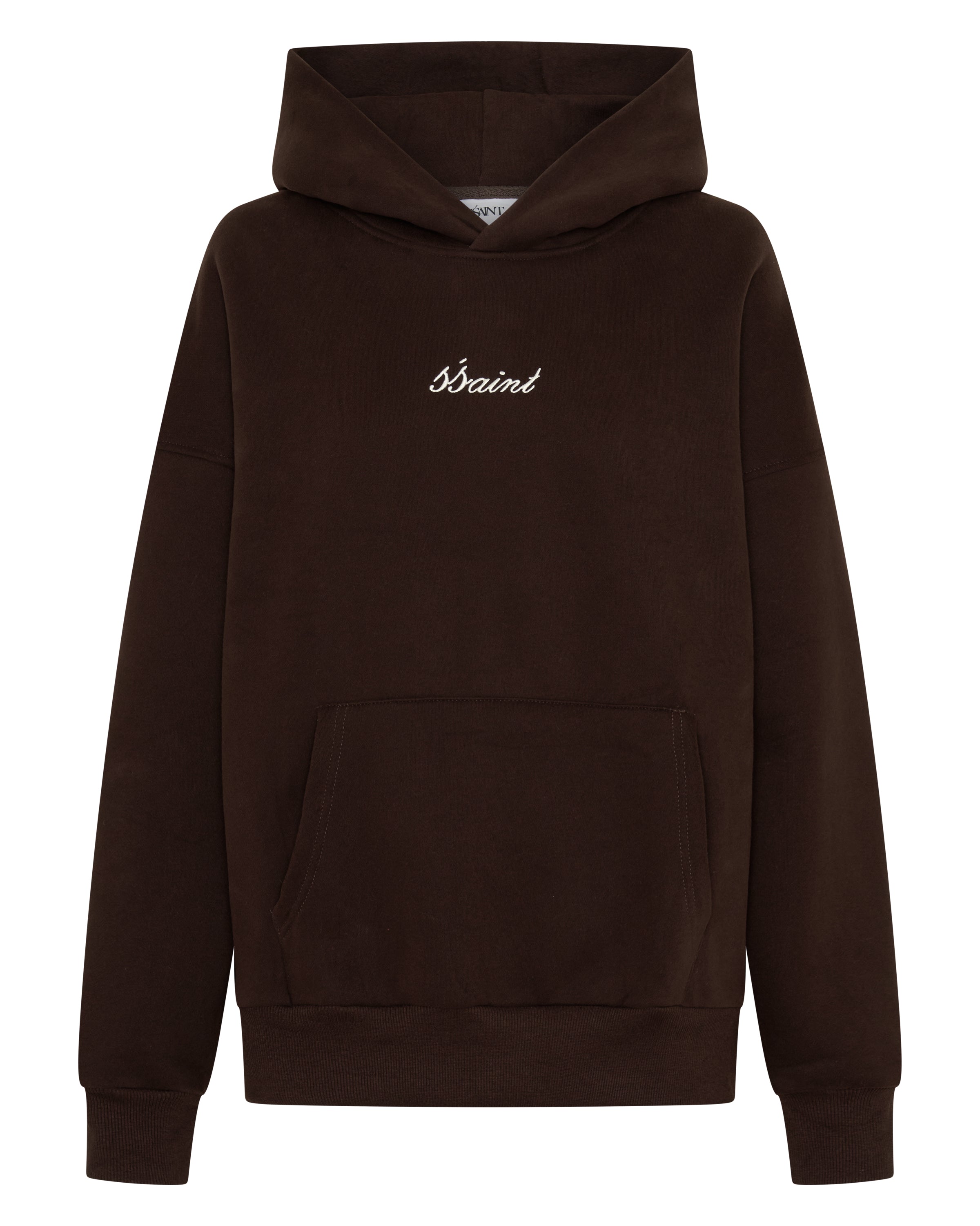SŚAINT TONAL HOODIE - CHOCOLATE