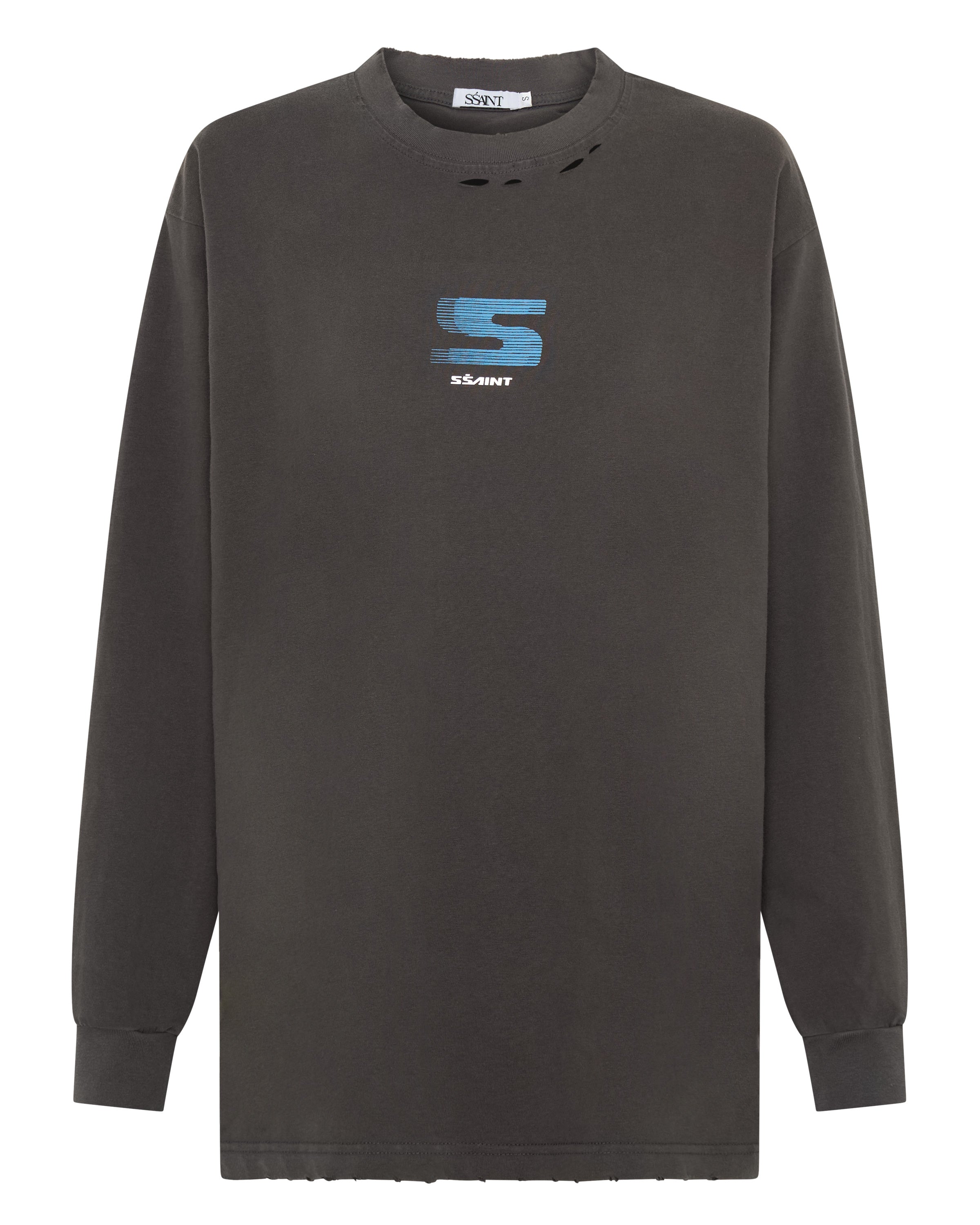 REBEL LONG SLEEVE - GREY & BLUE