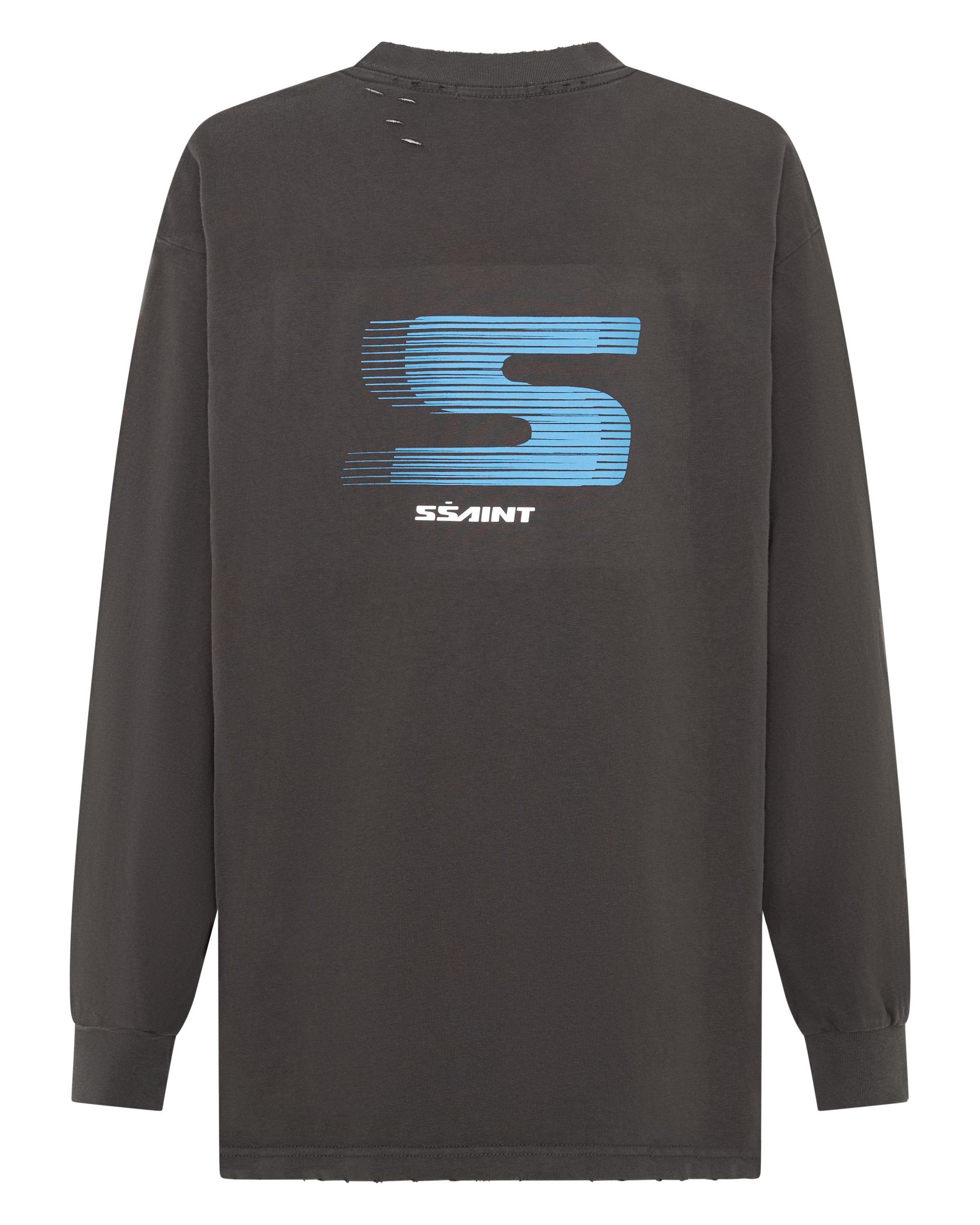 REBEL LONG SLEEVE - GREY & BLUE