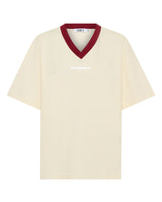 REFLECTIVE V NECK TEE - BUTTER