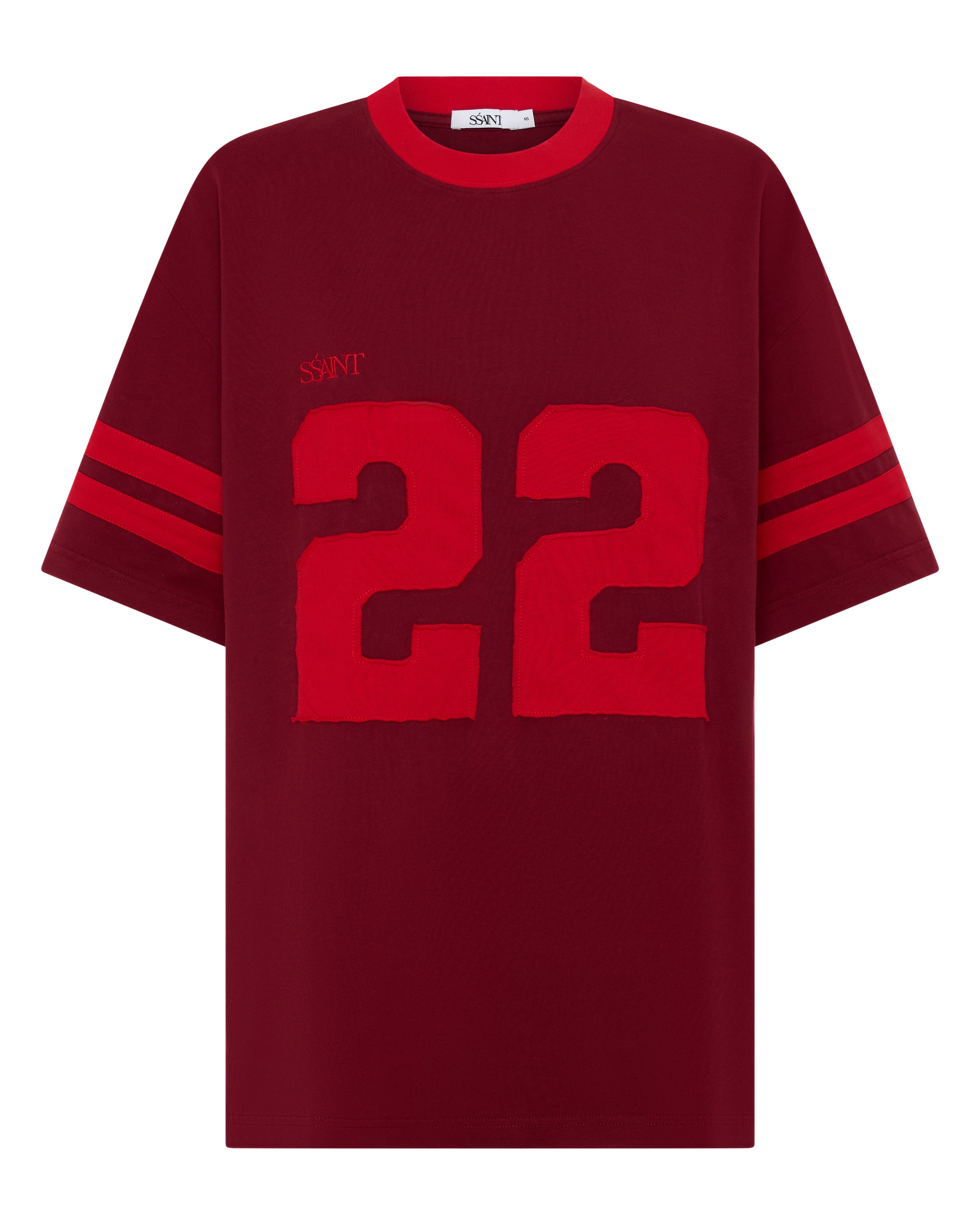 22 MOTION TEE - CHERRY & RED
