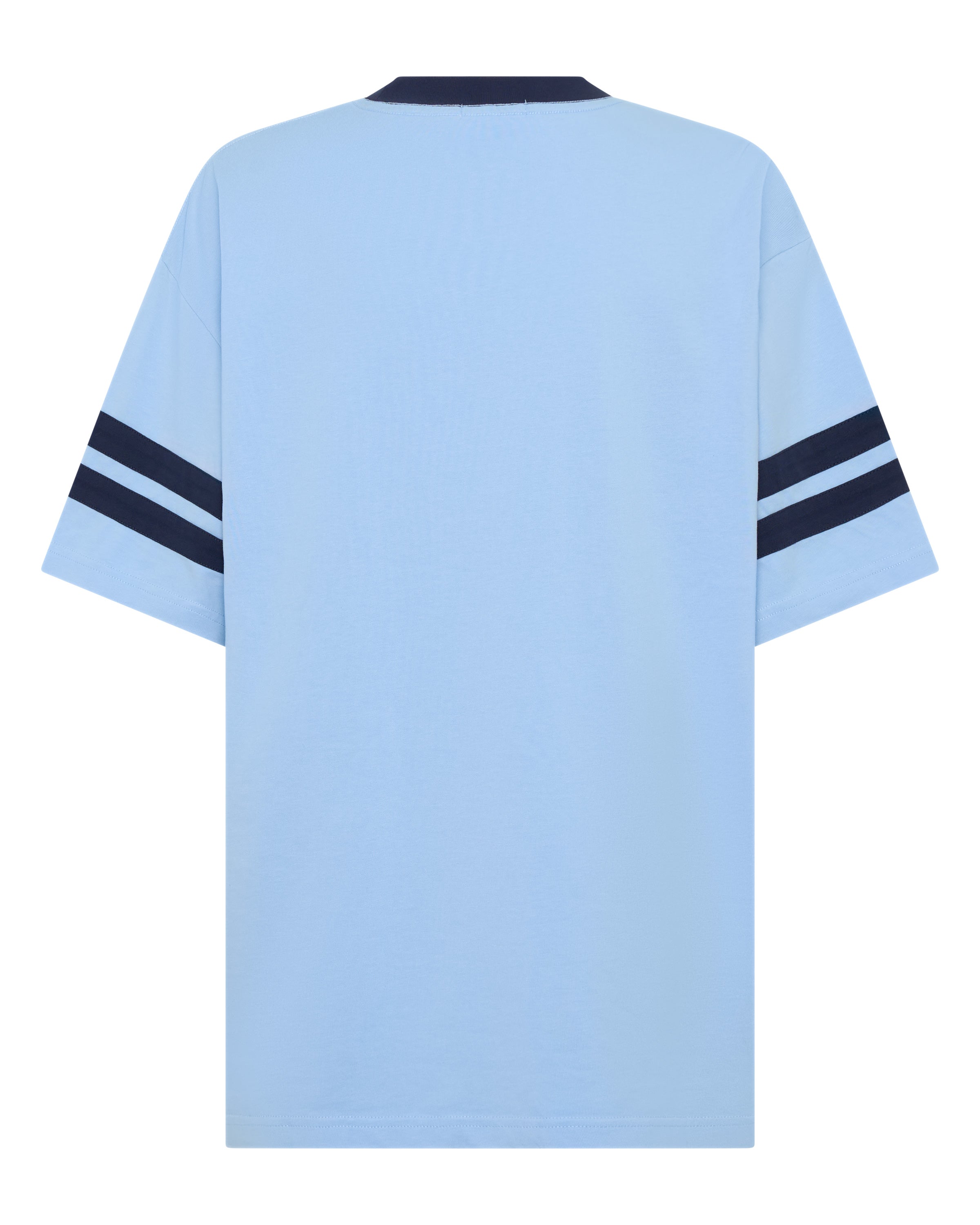 22 MOTION TEE - POWDER BLUE & NAVY