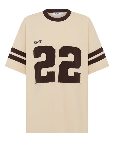 22 MOTION TEE - CREAM & ESPRESSO – SŚAINT AU