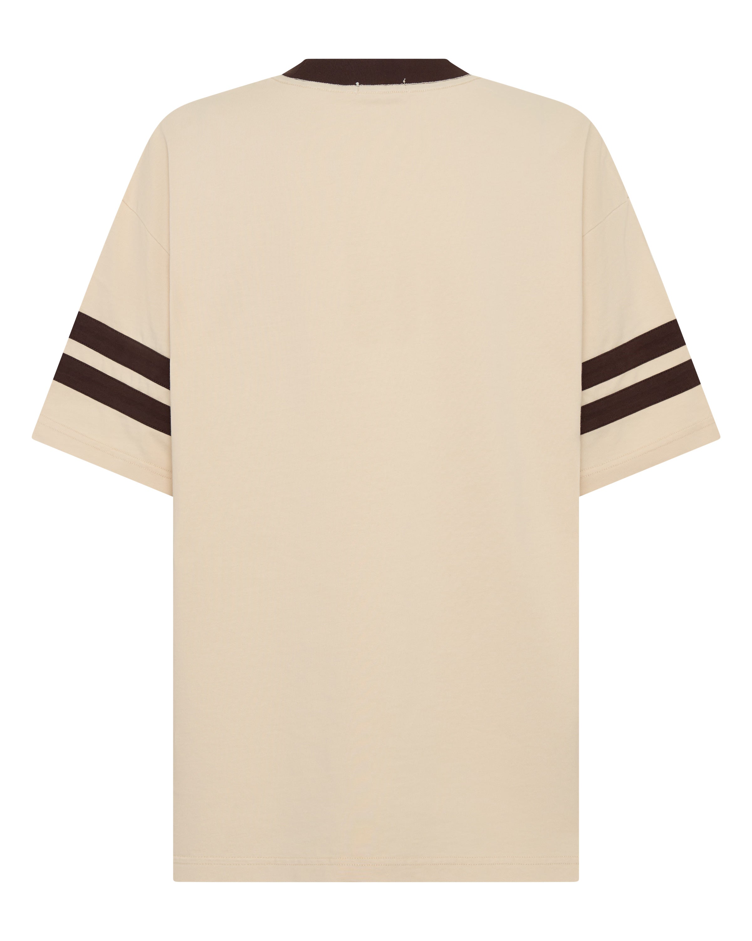 22 MOTION TEE - CREAM & ESPRESSO