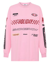 KIDS SIGNATURE MOTO TEE - PINK