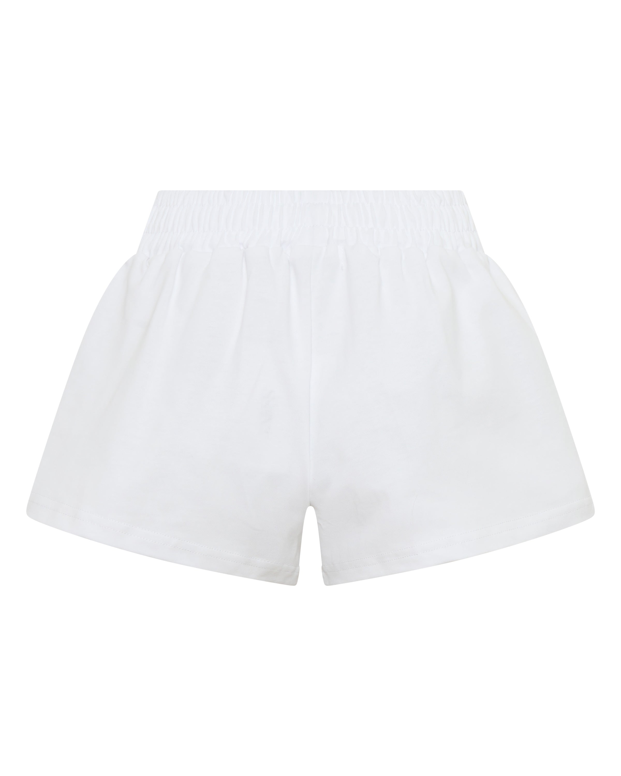 REFLECTIVE LOGO SHORTS - WHITE