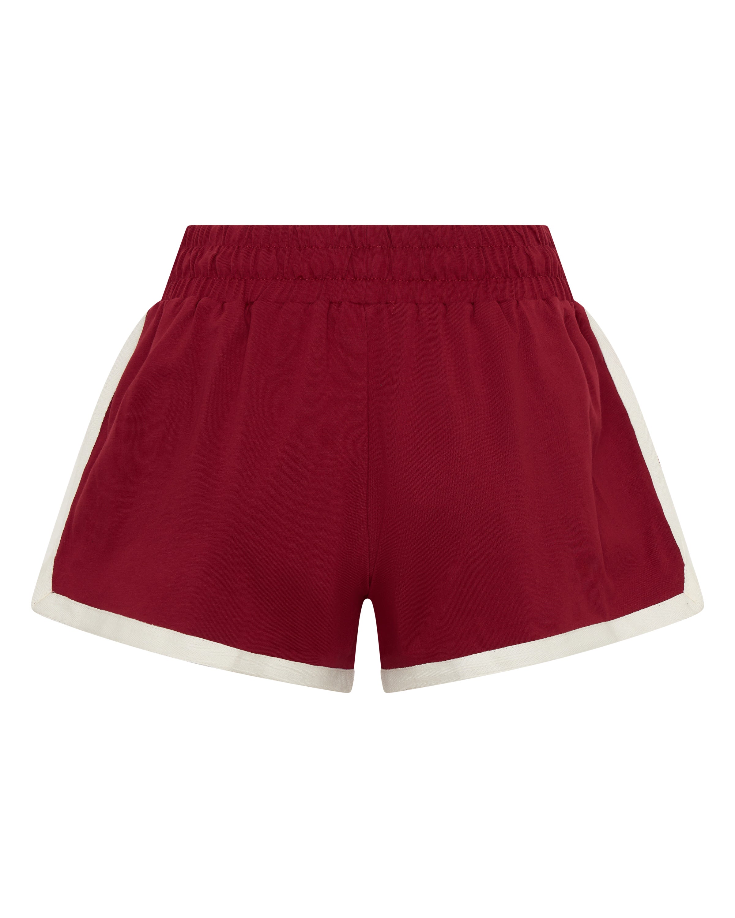 REFLECTIVE V SHORTS - CHERRY – SŚAINT AU