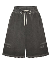 DISTRESSED LOUNGE SHORTS