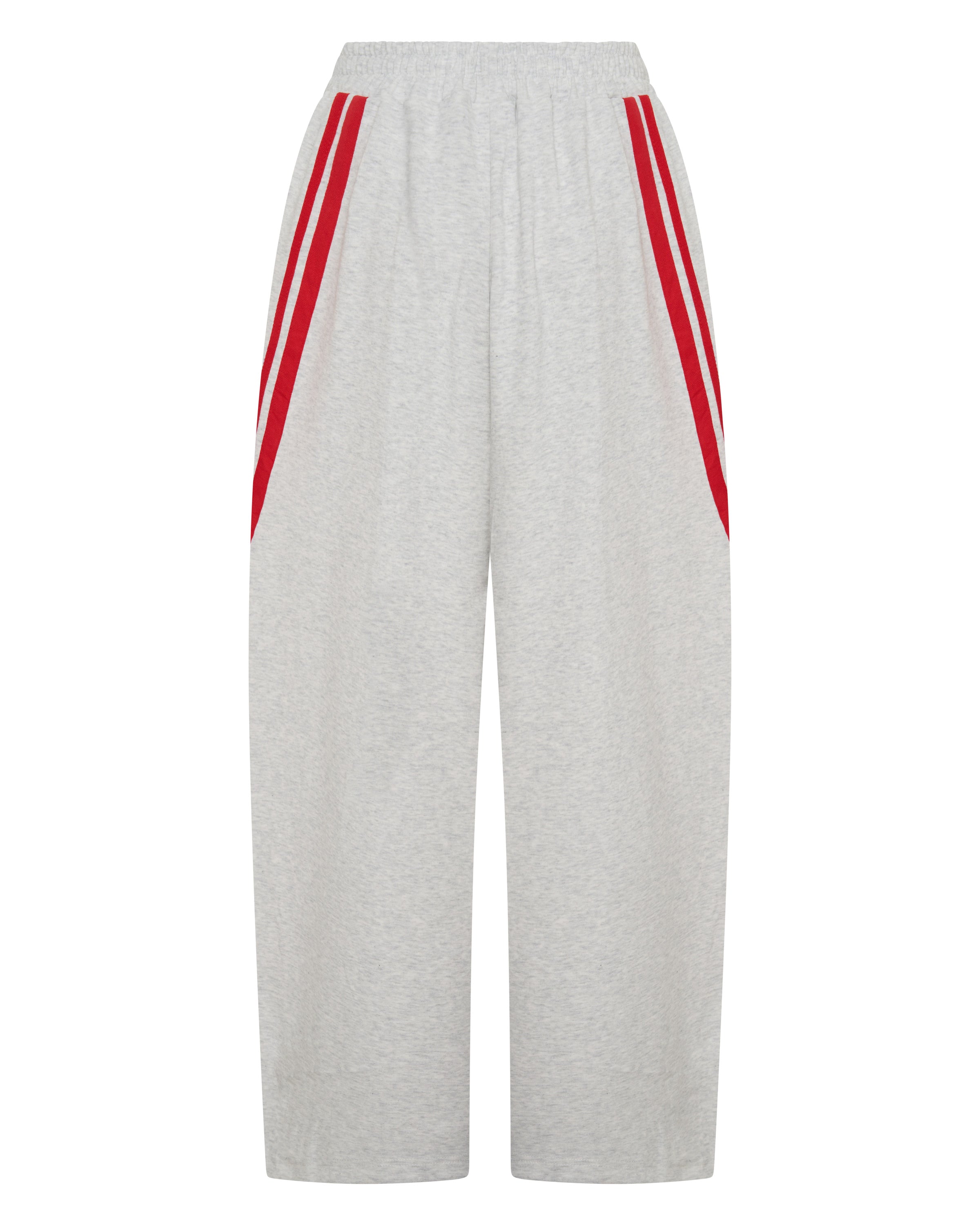 SŚAINT BARREL PANT - GREY & RED