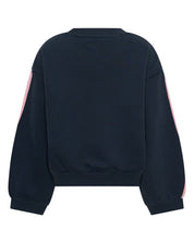 KIDS FLEECE CREW - NAVY & PINK