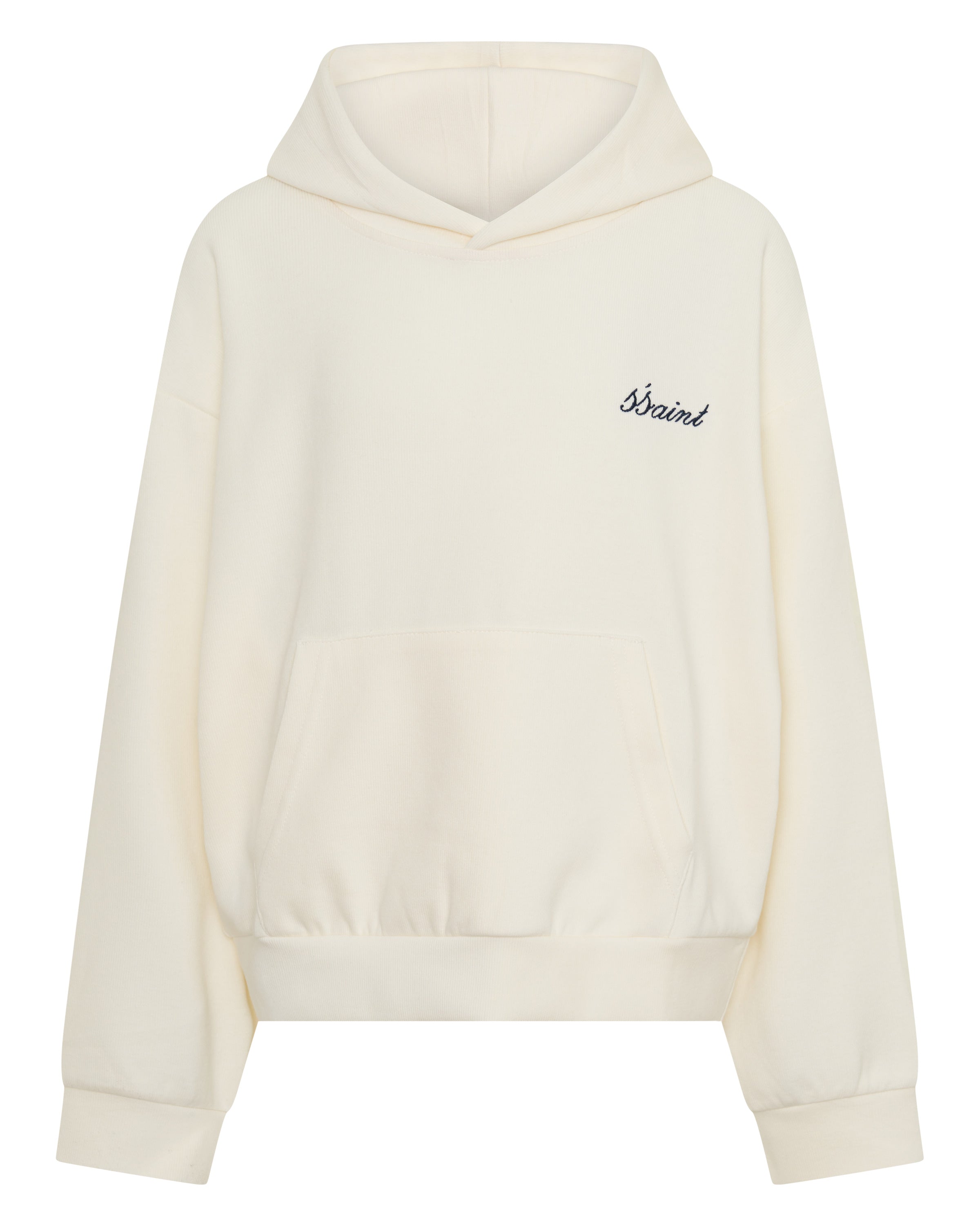 KIDS LOGO HOODIE - BUTTER & NAVY