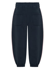 KIDS FLEECE TRACKPANT - NAVY & PINK