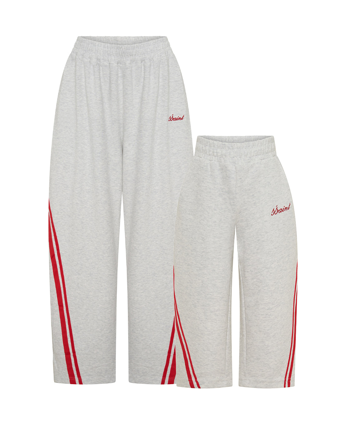 BARREL PANT - GREY & RED - MATCH YOUR MINI BUNDLE
