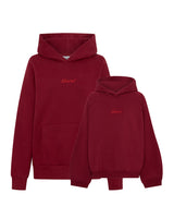 SŚAINT TONAL HOODIE - CHERRY - MATCH YOUR MINI