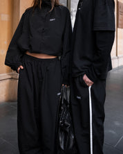 FIGHT NIGHT WINDBREAKER PANT - BLACK