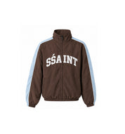 THE GROUNDS TRACK JACKET - BROWN